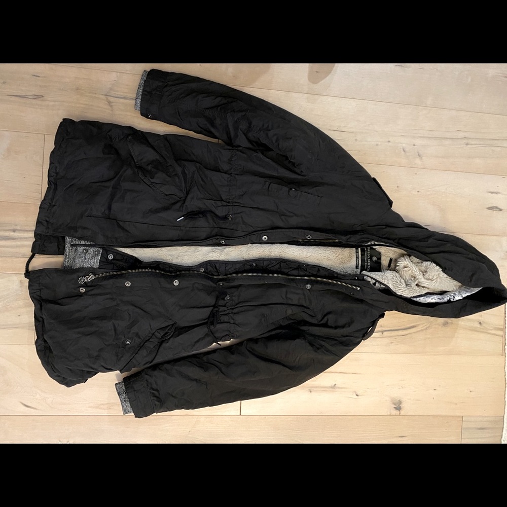 Scotch & Soda Double Layer Parka-Coat w/ faux fur